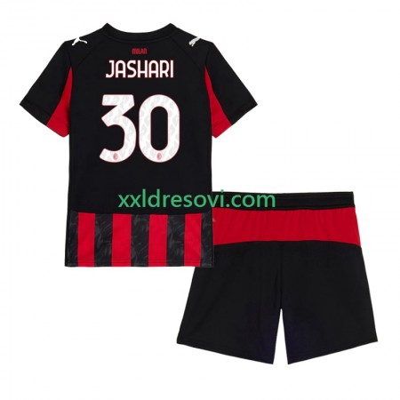 AC Milan Ardon Jashari 30 Domaći Dječji Nogometni Dres 2025-2026